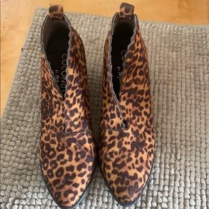 Coconuts cheetah booties